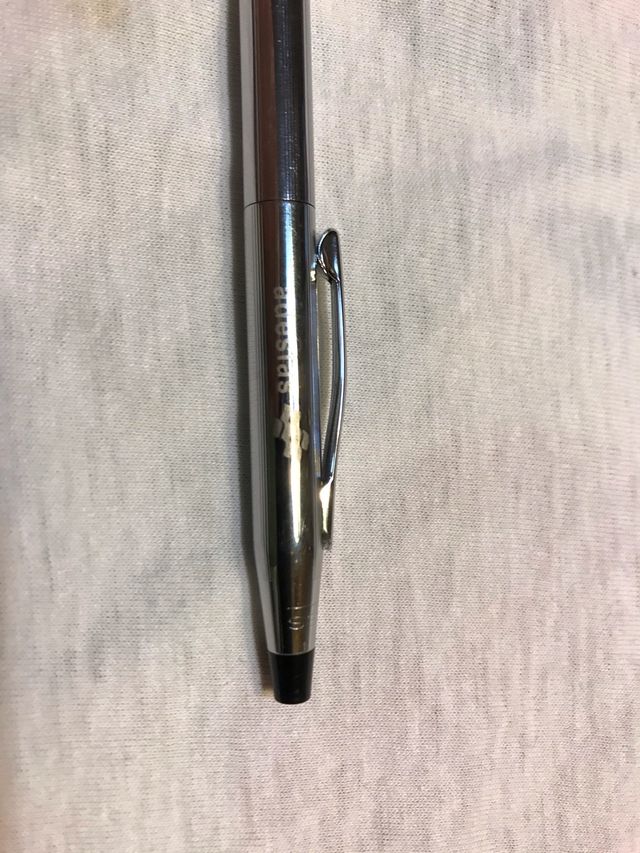 Bolígrafo Cross de acero con anagrama Adeslas