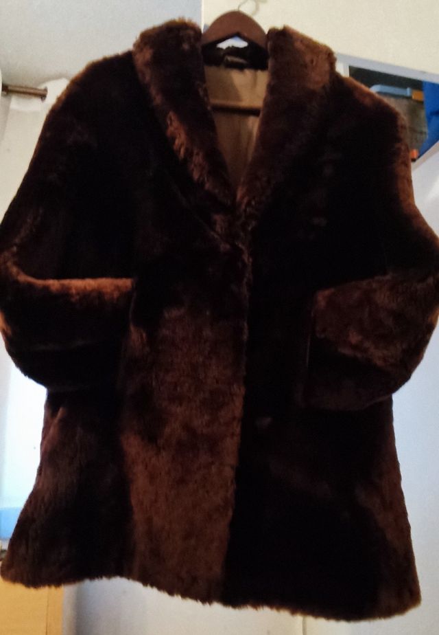 Chaquetón de pelo de mutón