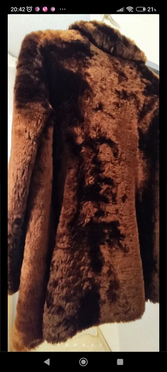 Chaquetón de pelo de mutón