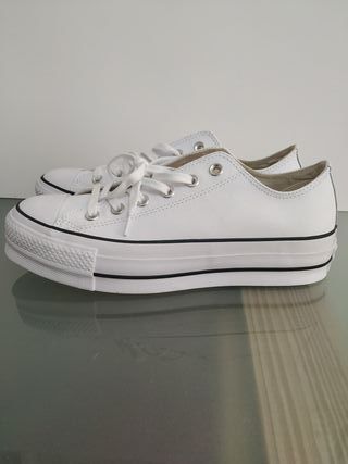 converse con plataforma blancas 2converse con plataforma blancas
