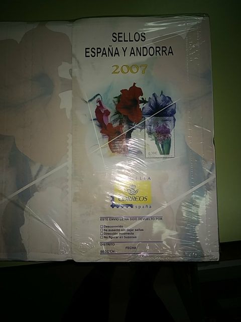 libro correos España y Andorra 2007