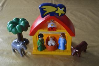 portal de belen playmobil 123