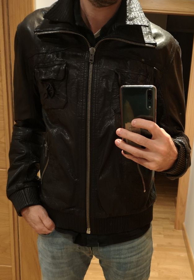  cazadora de piel SUPERDRY 