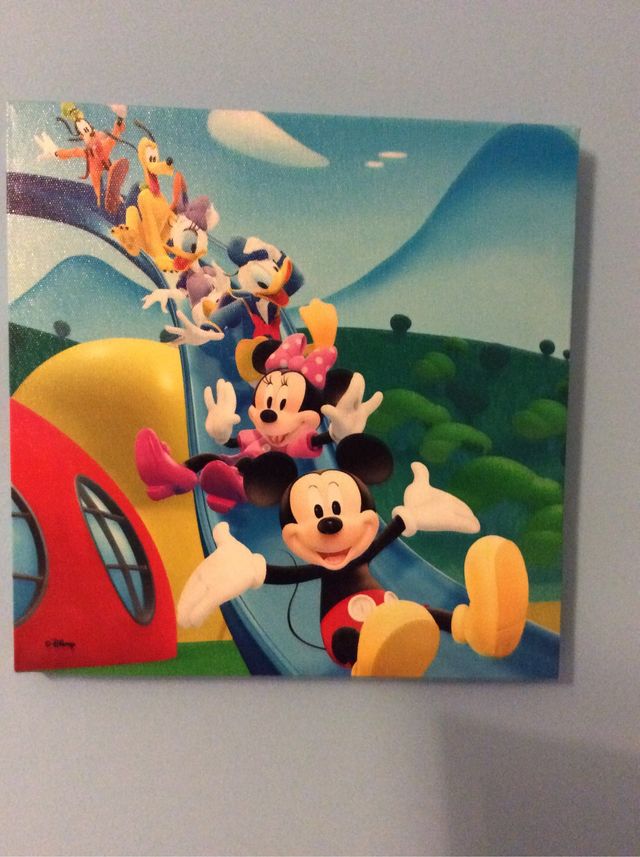 4 cuadros infantiles Disney