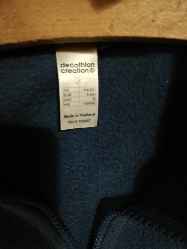 chaqueta polar de niño decathlon quechua