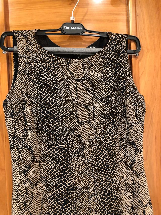 Vestido largo animal print boutique Italia 