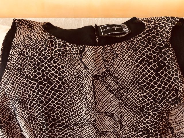 Vestido largo animal print boutique Italia 