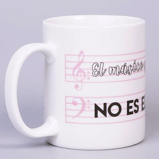 Taza MUG con frase personalizada para MÚSICOS