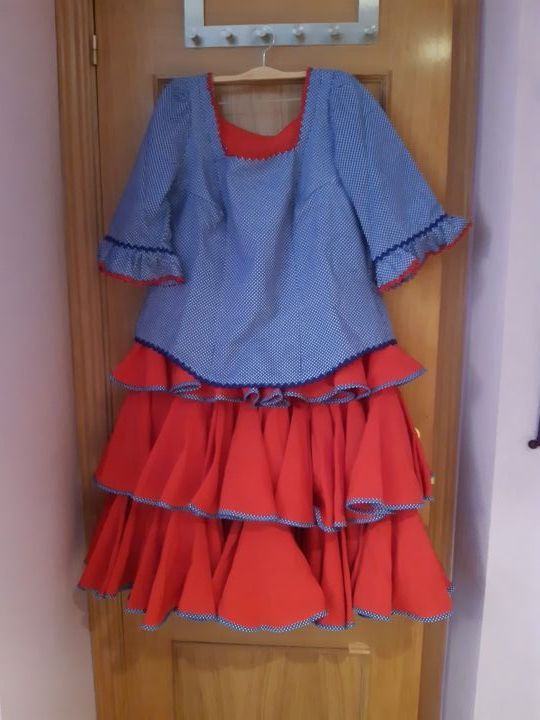 vestido de flamenca talla 46
