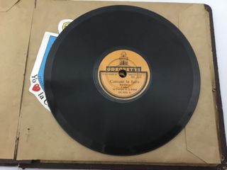 Album de 6 discos de pizarra pequeños - Odeonette