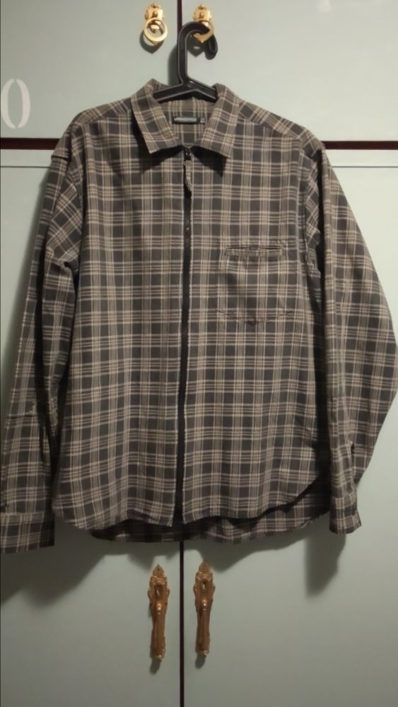 Sudadera/Sobre Camisa Cuadros Cremallera