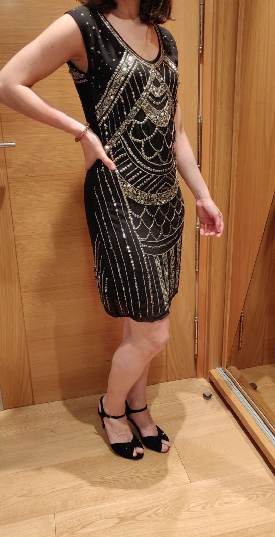 Vestido pedrería talla 36-38 nuevo