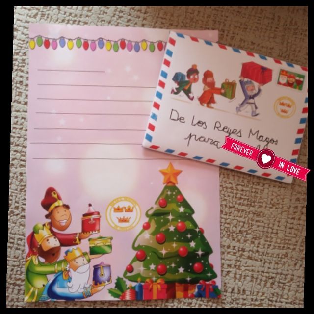 CARTA PAPÁ NOEL Y LOS REYES MAGOS