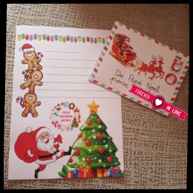CARTA PAPÁ NOEL Y LOS REYES MAGOS