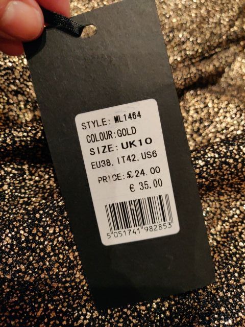 Vestido de fiesta talla S nuevo