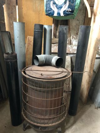 Chimenea de fundición de segunda mano en WALLAPOP