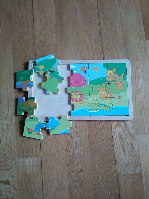 Puzzles madera animales