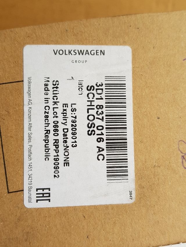 cerradura puerta delantera derecha passat