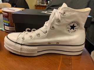 converse cuero plataforma blancas converse cuero plataforma blancas