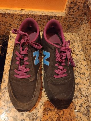 new balance negras y azules