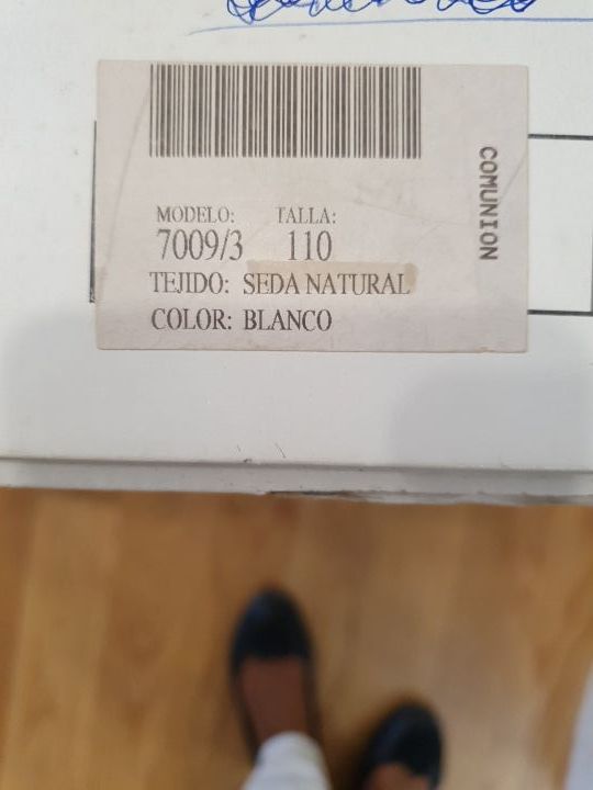 Vestido Primera Comunión con can can y limosnera