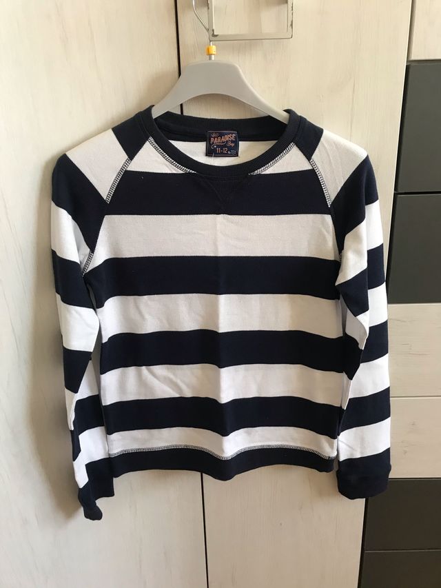 Polo rayas azul y blanco