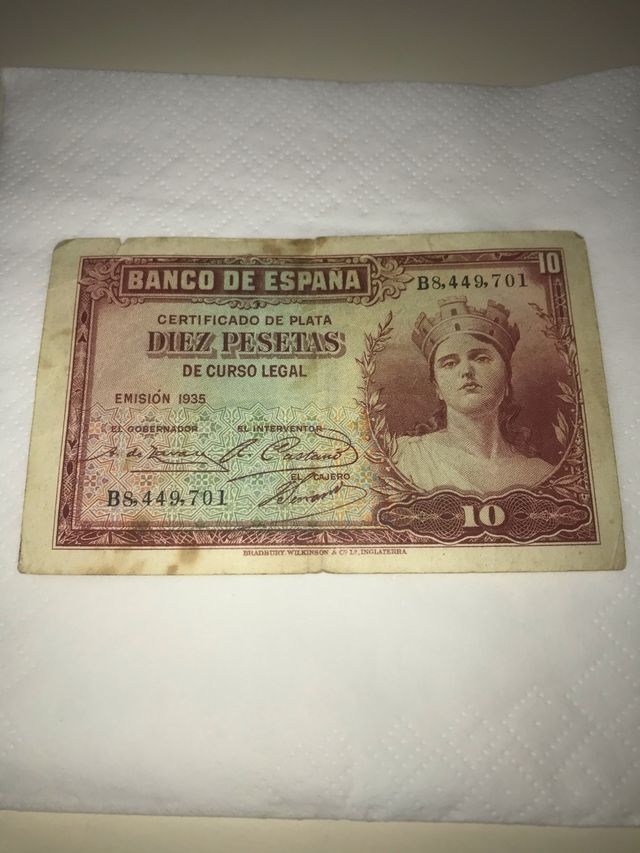 BILLETES DE COLECCIÓN ANTIGUOS