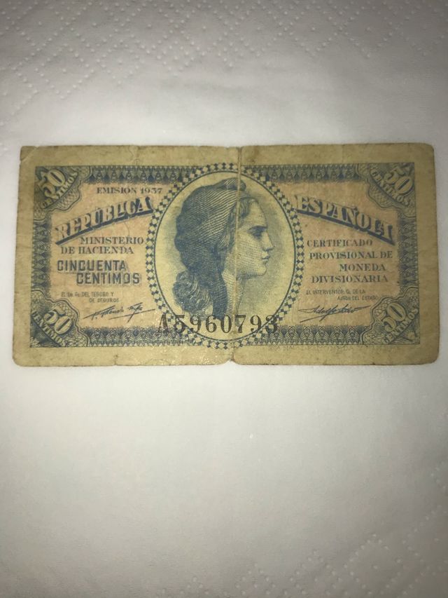 BILLETES DE COLECCIÓN ANTIGUOS