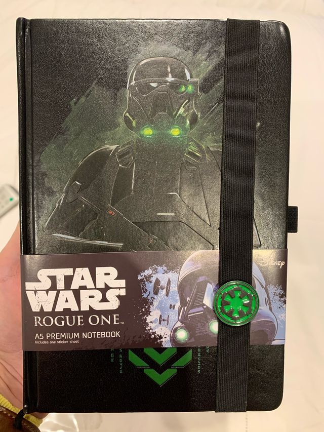 Cuaderno Star Wars negro