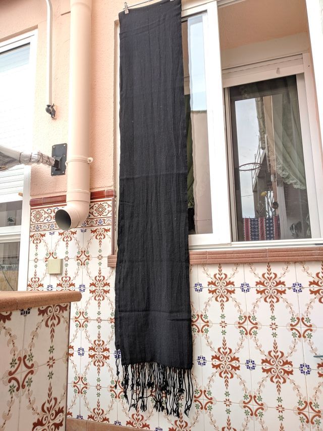 Fajines de lana negra