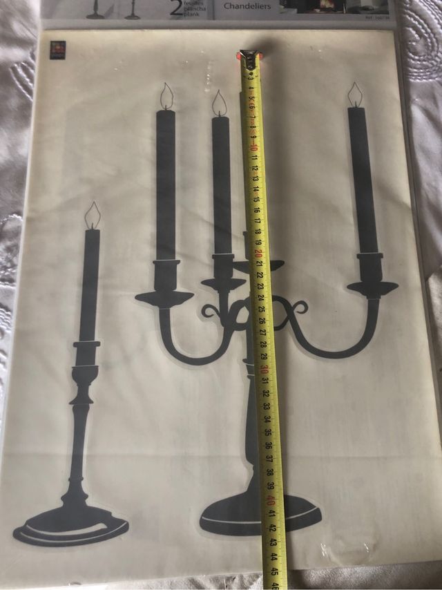 Vinilo decorativo candelabros