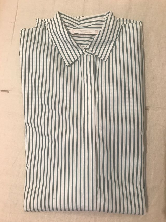 Camisa de chica oversize rayas ZARA