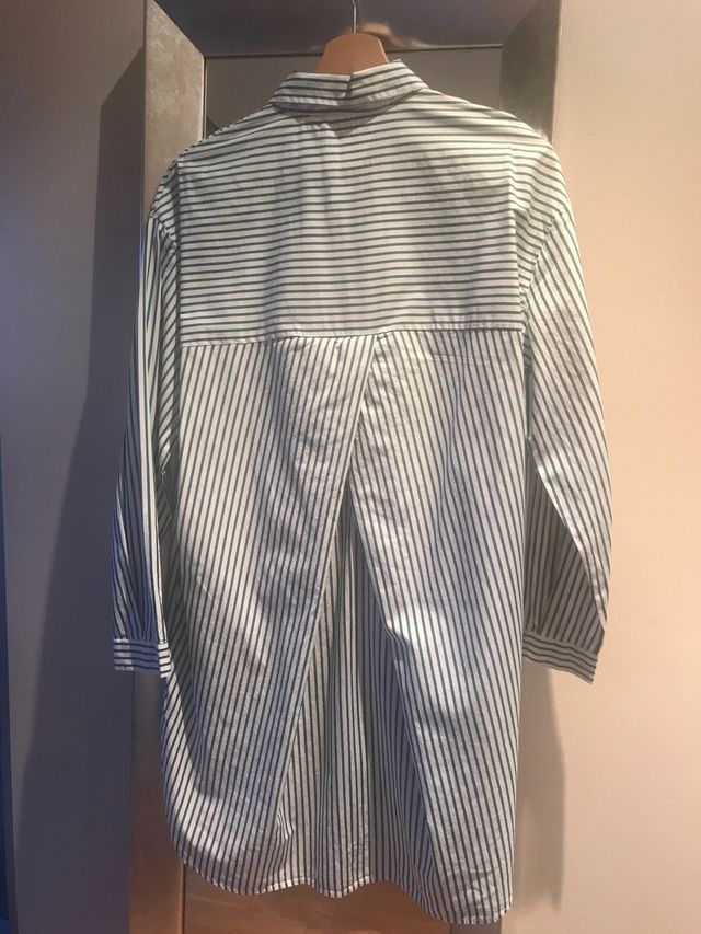 Camisa de chica oversize rayas ZARA