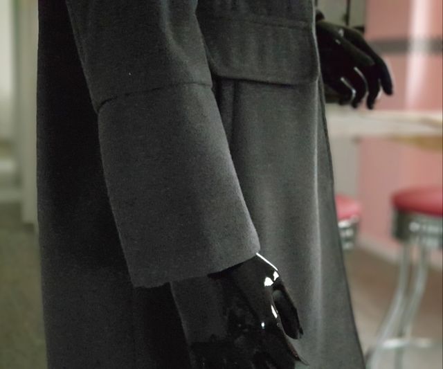 Abrigo gris tres cuartos Springfield