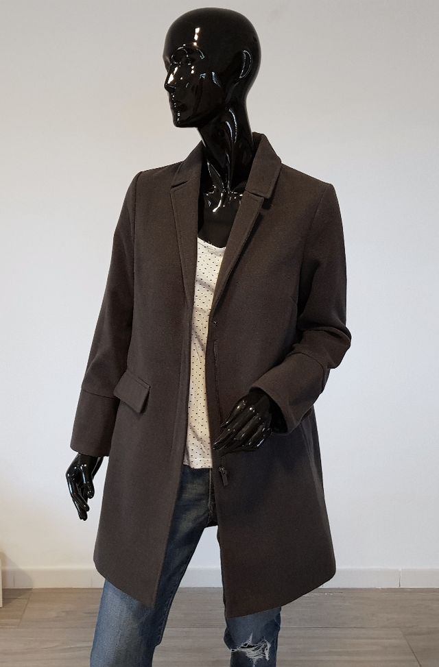 Abrigo gris tres cuartos Springfield