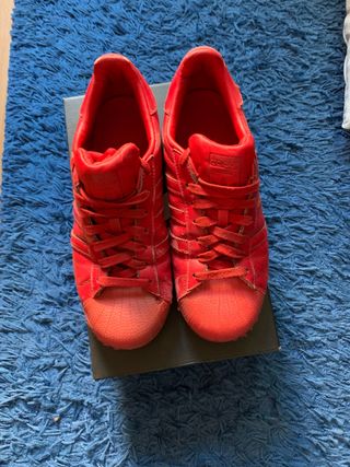 zapatillas adidas roja