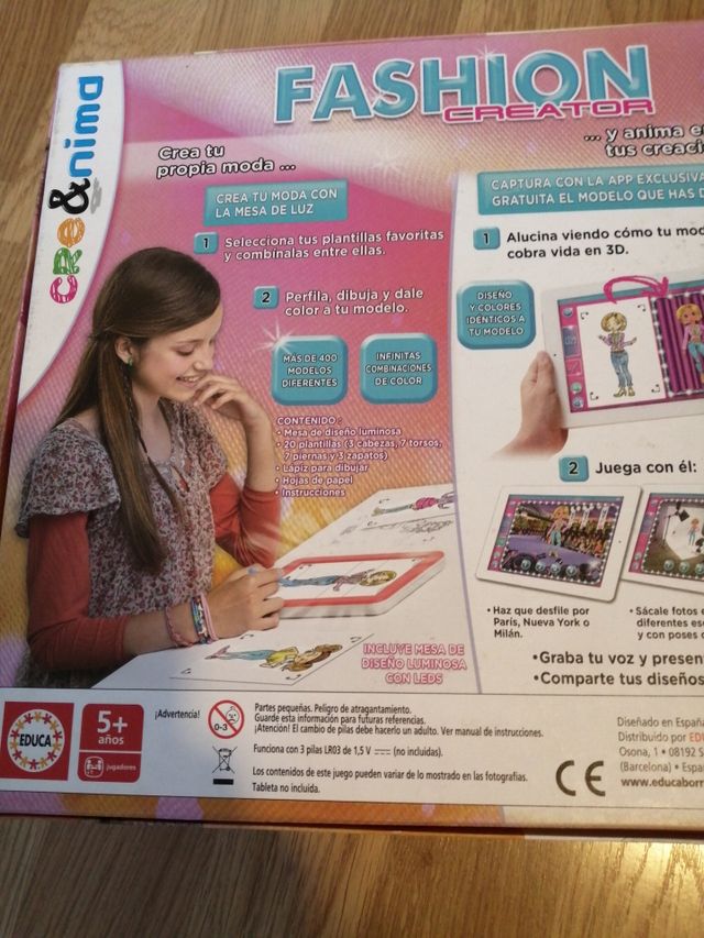 Juego de moda Fashion Creator de Educa