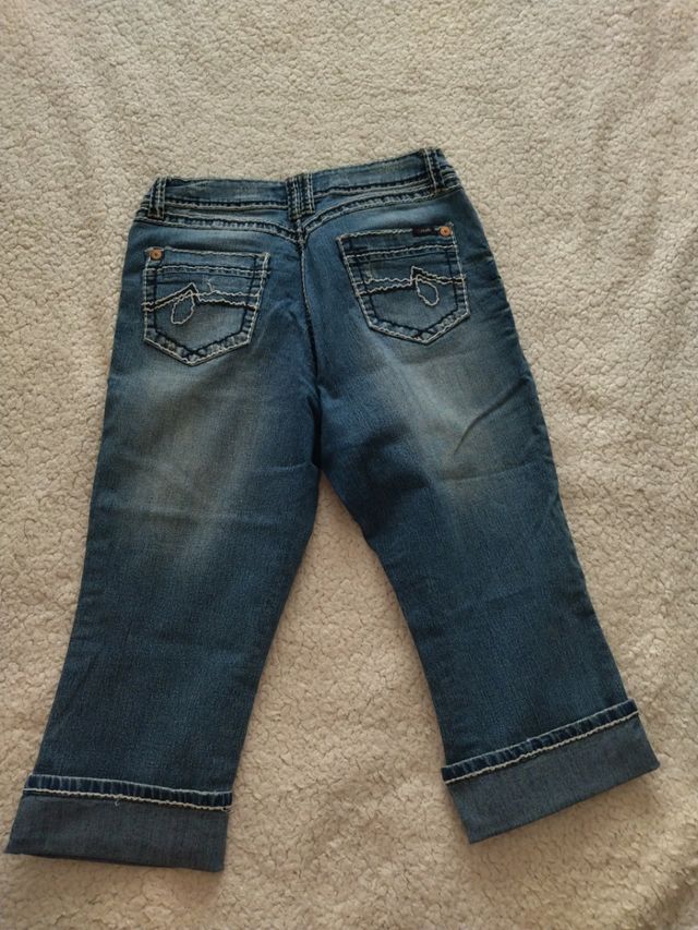 vaqueros elásticos piratas 3/4