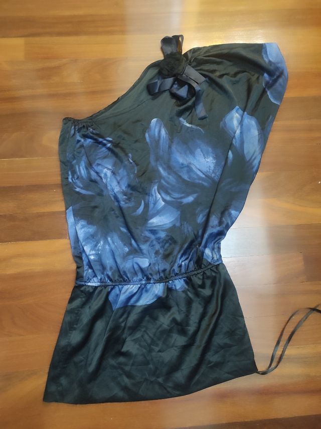 vestido asimetrico t.unica(como s)