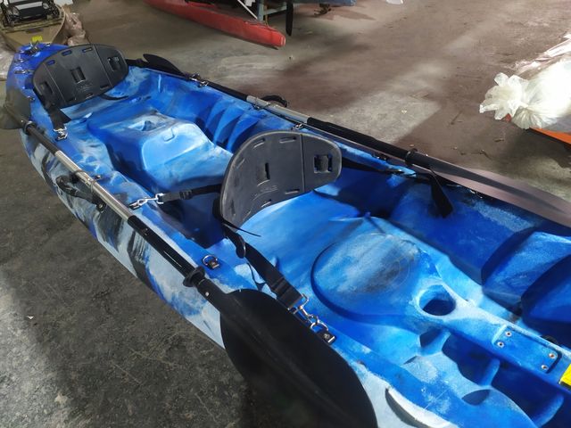 KAYAK SEMINUEVO 2 PLAZAS + 1 NIÑO, PASEO-RECREO