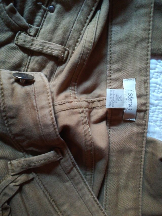 Pantalón largo mujer.Pantalon Beige