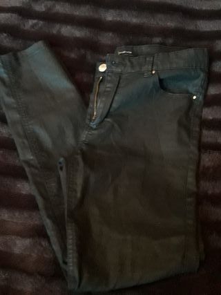 Pantalon Encerado Negro Stradivarius Online Store, UP TO 55% OFF |  www.apmusicales.com