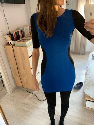 Vestido tubo manga corta invierno de segunda mano por 7,99 EUR en Valencia  en WALLAPOP
