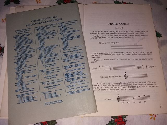 TEORIA MUSICAL (I) y LIBRO SOLFEO