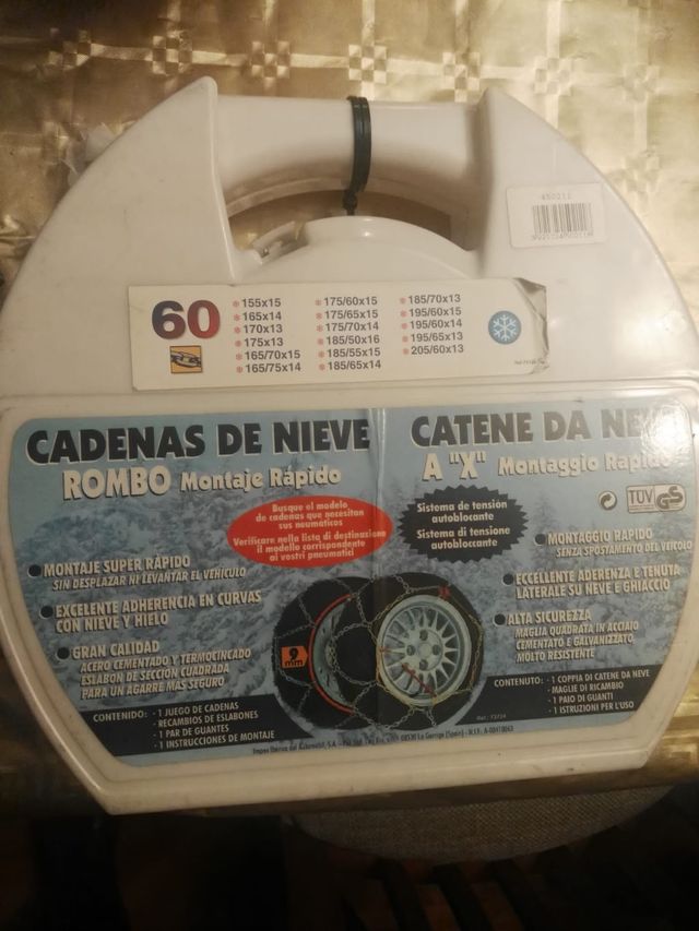 Cadenas para la nieve