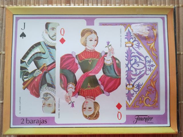 Baraja de póker "ESPAÑA IMPERIAL" de 54 cartas.