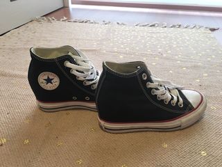 converse blancas cuña mujer converse blancas cuña mujer