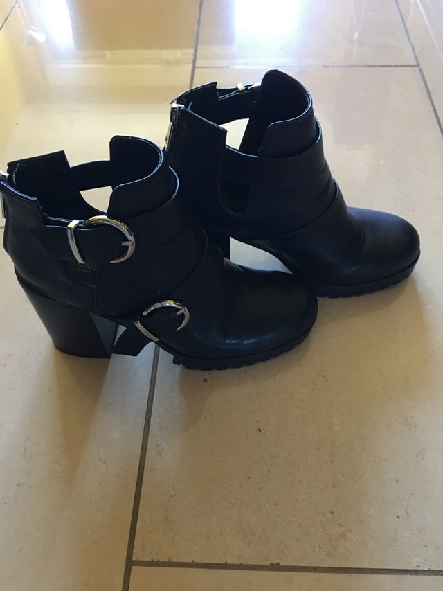 Botas tacón negras
