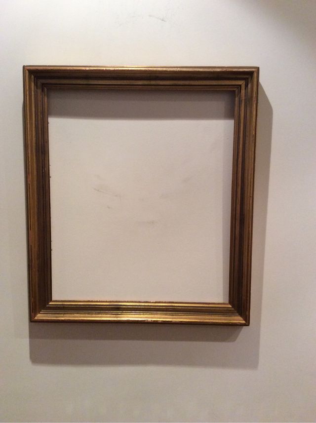 Marco antiguo madera maciza