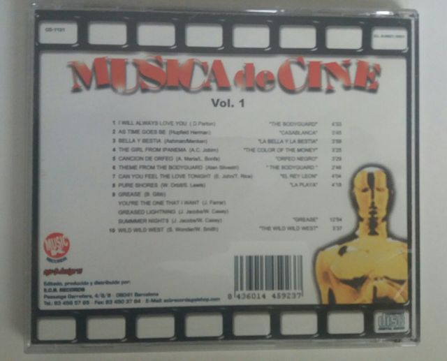 CD Música de Cine.